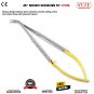 Micro Scissors Castroviejo TC Angled 45&Acirc;&deg; 17cm Dental Tissues Surgery Tools SYZE