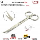 Iris Scissors Curve 11.5cm - Germn Satin Dull Finish - Very Good Cutting Edges
