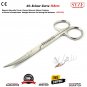 Iris Scissors Curve 11.5cm - Germn Satin Dull Finish - Very Good Cutting Edges