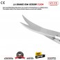 Dental La Grange Tissue Gum Scissor 11.5cm Trimming Tissue Surgical Instruments New Double Curved