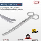 Dental Dressing Scissors Curved 18cm Gauze Cutting Tools Nurses Bandage  SS CE