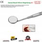 Dental Mouth Mirror Magnifying #5 with Chrome Finish Handle Dentist instrument