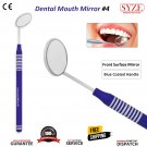 Dental Mirror No 5 Stainless Steel Plastic Oral Diagnostic Tool Surgical Hygiene