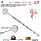 Dental Mouth Inspection Mirror Handle With Mirror No 5 Hygienist Tools