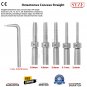 6 Pcs Set Osteotomes Offset Osteotome Angled Pointed With Allen Key Convex New