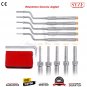 Implant Osteotomes Sinus Concave Angled & Straight Tip Dental Instruments CE Measurement