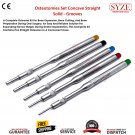 Dental Implant Osteotomes Instruments Sinus Offset Handle Concave Tip Set NEW UK