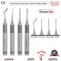 SYZE Periotomes for Atraumatic Extractions Set 4pcs - HOLLOW - Dental Implants