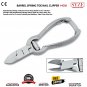 Toe Nail Clipper Cutter Chiropody Podiatry Heavy Duty Thick Hard Barrel Spring Silver 14cm