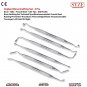 Dental Implant Bone Grafting Dentist Surgery Instruments Set Of 6 French Steel Lab Instruments