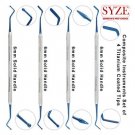 Dental Composite Placement Instruments Set Plastic Amalgam Filling Restorative Blue Coated CE