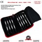 Dental Pick & Probe Calculus Plaque Floss Remover + Mirror Tooth Cleaning Tools