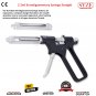Dental Intraligamentary Syringe 2.2ml Gun Style with extra Barrel American/European Thread