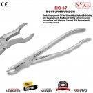 Dental Extraction Forceps Upper Wisdom Tooth Pliers Fig 67 Surgical Instruments