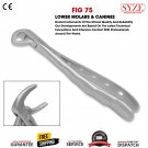 Tooth Extraction Forceps Dental Pliers Lower Roots Molars & Canines Fig 75