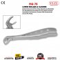 Tooth Extraction Forceps Dental Pliers Lower Roots Molars & Canines Fig 75
