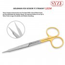 Goldman Fox Straight Scissors 12cm TC Suture Tissue Cutting Surgery Instruments