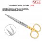 Goldman Fox Straight Scissors 12cm TC Suture Tissue Cutting Surgery Instruments