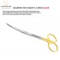 Dental Goldman Fox TC Curved 12cm Surgery Trimming Tissues Suture Scissor CE