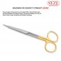 Dental Goldman Fox Straight Suture Scissors 12cm Surgery Tissue Cutting
