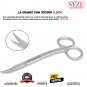 Dental La Grange Gum Iris Soft Tissue Scissors Curved 11.5cm Trimming Scissors CE