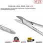 Beebee Crown Surgical Scissors Half Moon Curved Dental Crown Preparation Scissor CE