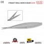 Castroviejo Micro Straight Surgical Spring Scissor 11cm Silver Sharp Scissors