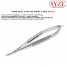 Micro Curved Sharp Dissecting Spring Fine Scissor Chrom Polish Surgery Scissors CE