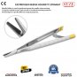 Dental Surgical Castroviejo Needle Holder Straight Micro Suture Tip TC