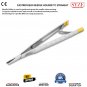 Dental Surgical Castroviejo Needle Holder Straight Micro Suture Tip TC