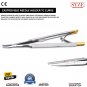 Dental Needle Holder 14CM Castroviejo TC Curve Surgical Instruments CE