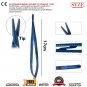 Castroviejo Microsurgery Needle Holder Straight 17CM TC Blue Titanium Coated CE