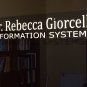Office Door Lettering by ISSO