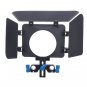 Matte Box for 15mm rod support follow focus DV GH2 600D