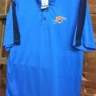 NBA Oklahoma City Thunder Men's Polo Golf Shirt Size Large Basketball