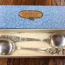 2 Sterling Silver Souvenir Spoons Sequoia & Kings Canyon National Park Original