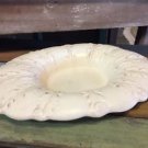 RED WING CONSOLE BOWL 526 1940's Centerpiece Antique White (No frog)