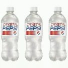 Crystal Pepsi 3 20 Oz Bottles