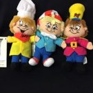 Vintage Kellogg's Snap, Crackle And Pop Dolls Mid Century Kitchen Plush Toy