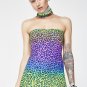 space gurl hologram overall dress