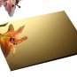 Acrylic Plastic Mirrored Sheet Wall Gym Vanity Garden Safety Mirror 12x12 Gold