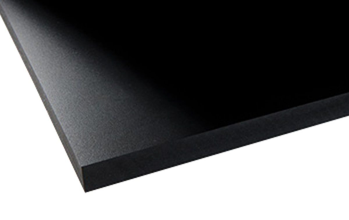 PLASTIC PVC FOAM BOARD SHEET USED IN SIGNBOARD KITCHEN CABINETS 12X24 25MM BLACK