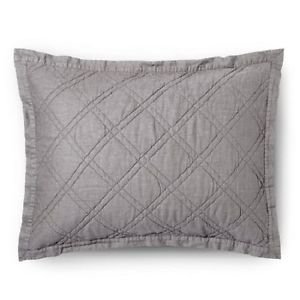 Linen Blend Quilted Sham - Threshold