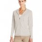 White Sierra Women's Bug Free Zip Hoodie - BEIGE - Size: Small