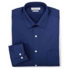 Van Heusen Men's Solid Color Lux Dress Shirt - Blue - Size: 18 X 34/35