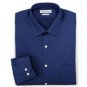 Van Heusen Men's Solid Color Lux Dress Shirt - Blue - Size: 18 X 34/35
