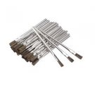 HFT Paint Brushes 36 Pc 1/2 in. Horsehair Bristle Acid Shop Metal Tubular Handle