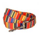 Blueberry Pet Nautical Flags Flame Stitch or Rainbow Designer Dog Leash