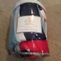 CoCaLo Mix & Match Reversible Rail Guard Stylish Design, Connor, Blue and Red