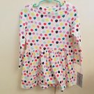 white multi print toddler dress size 2 T